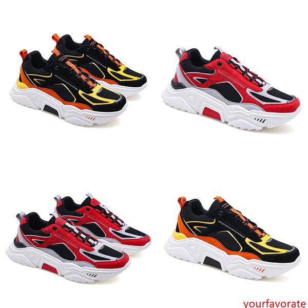 

sale gold yellow white black blue red color6 lace young mens man boy running shoes fluorescence low cut designer trainers sports sneakers