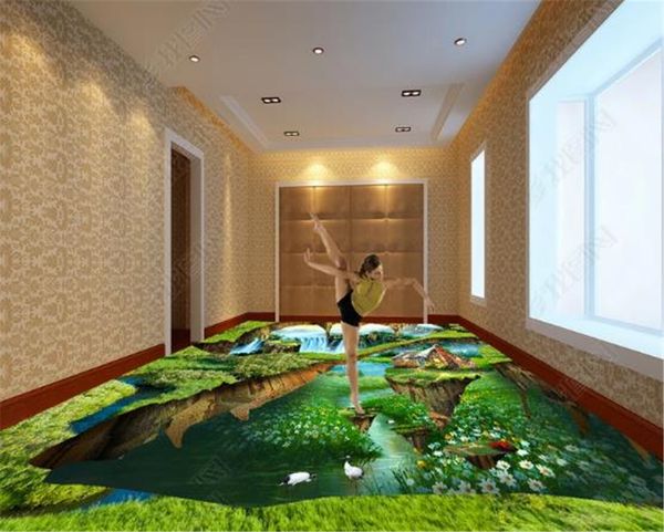 

custom any size 3dcustom any size 3d mural wallpaper hole beauty landscape landscape map 3d floor decoration mural