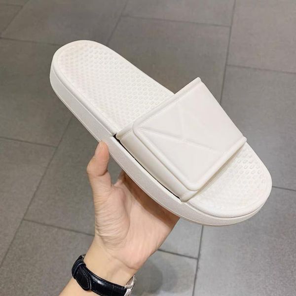 

men simple style slippers white beach sandals summer men's casual shoes man black slides fashion home flip flops cool flats shoe