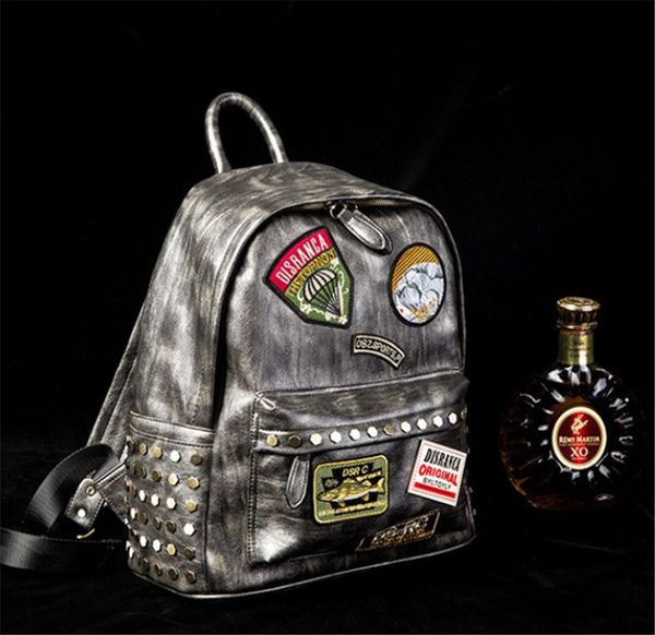 

designer backpack men rivet applique simple handsome school bags backpacks ph-cfy20051119