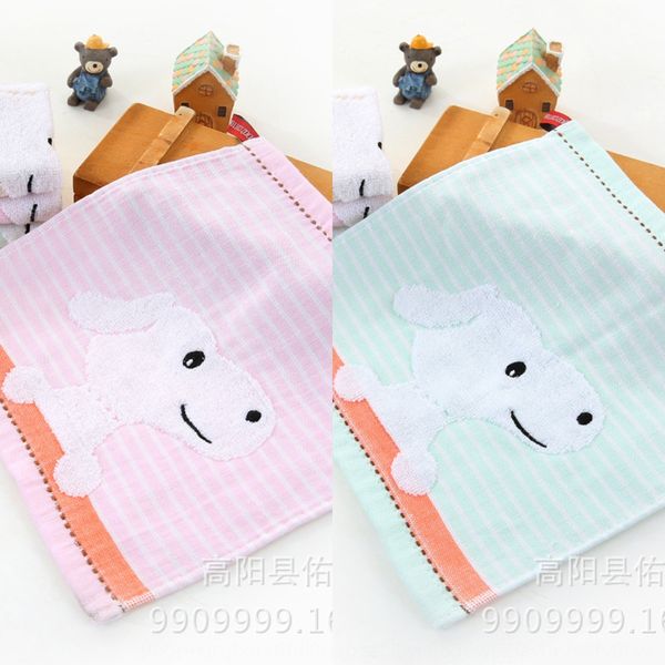 

tlccg pure cotton newborn baby baby children's square scarf gauze cartoon small wash water absorbing maternal face face towel small squ