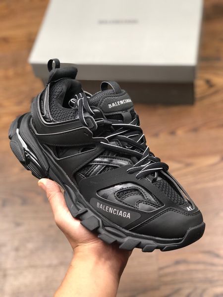 

release 3.0 tess s paris track men black for women triple s clunky sneaker casual balenciaga shoes, Blue;gray
