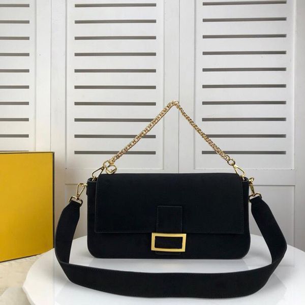 

роскошные сумки конструкторов-кошелек ff человек baguette бархатный материал плеча crossbody женщины дизайнерские сумки 2019 новый кошелек с