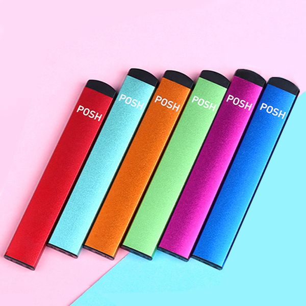 

POSH Kit Disposable Vape Pen Pod Device 280mAh Fully Charged with 1.8ml Cartridge Cotton Coil 400 Puffs vs vgod stig dhl