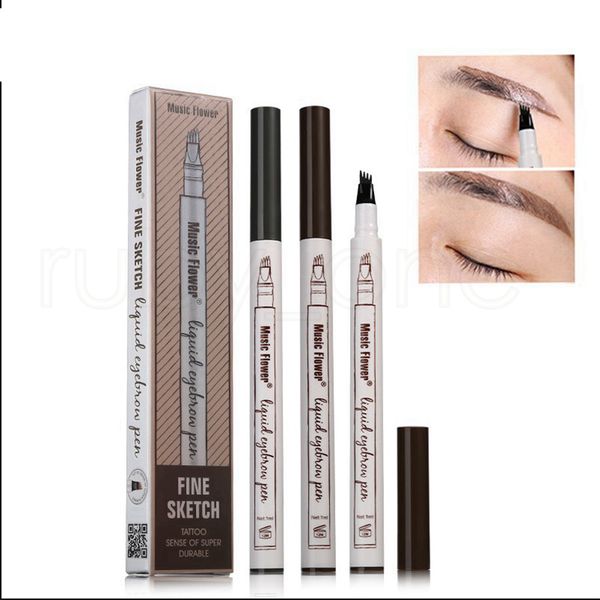 

makeup 4 head eyebrow pencil women liquid eyebrow pencil long-lasting natural eyebrow pencil cosmetics tools rra2210