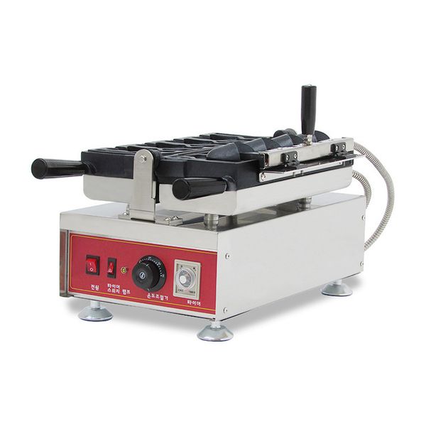 

горячие продажи с антипригарным покрытием электрический 4шт с открытым ртом японская рыба мороженое taiyaki maker baker machine утюг