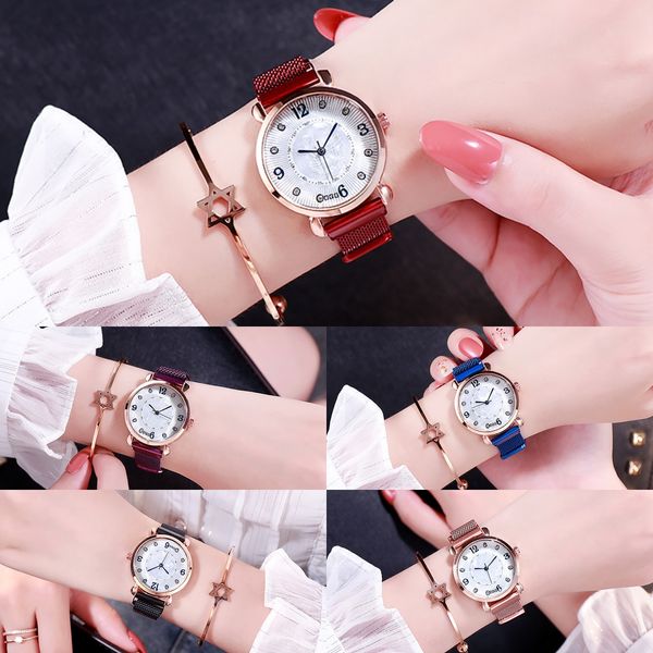 

2019 rhinestone simple ultra-thin quartz female student 2019 rhinestone watch simple ultra-thin quartz female student watch, Blue