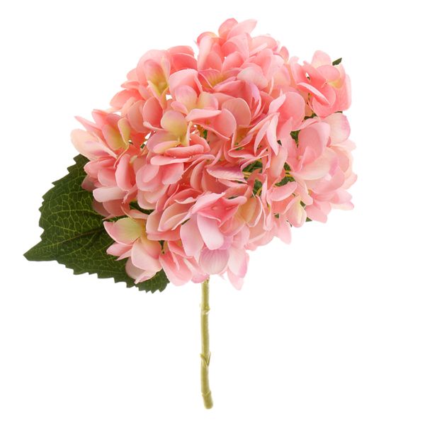 

plants artificial flower hydrangea silk decoration wedding party garden color pink