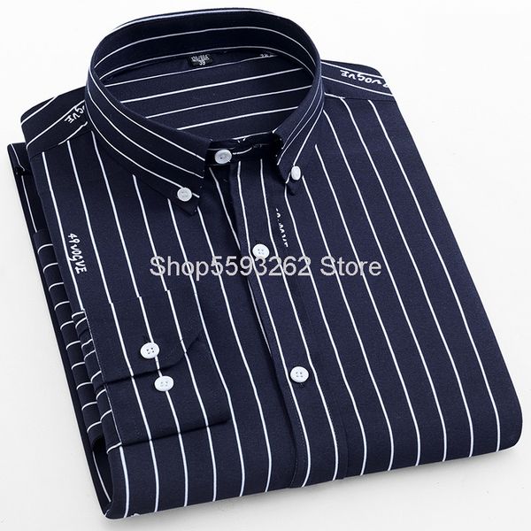 

2020 season men long sleeve shirt vertical stripes shirt, White;black