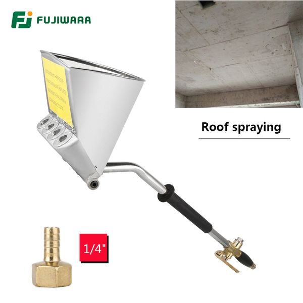 

fujiwara 3l pneumatic cement mortar spray gun roof rapid blasting mortar cement machine roof spray gun airbrush
