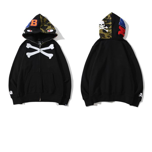 

сложные полиэфиры роскошных мужчины 1 новых hoodie дизайнер бренд диких толстовки отдых способа вышивка с капюшоном свитера хлопка продажей, White;black