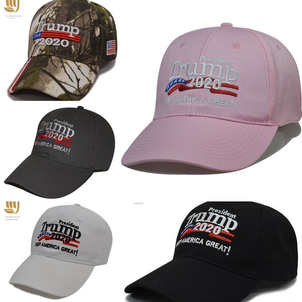 

hj8eh new 2020 trump hat stylish embroidery cap trump adjustable 3d baseball cap re-election cotton baseball cap outdoor camouflage, Blue;gray