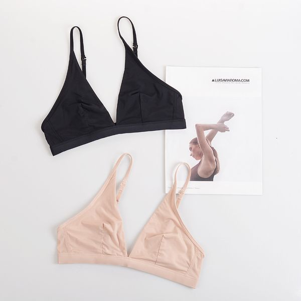 

women underwears bralette bras four hook and eye new women lingerie ultrathin seamless bra cup across bikini comfortable underwear, Red;black