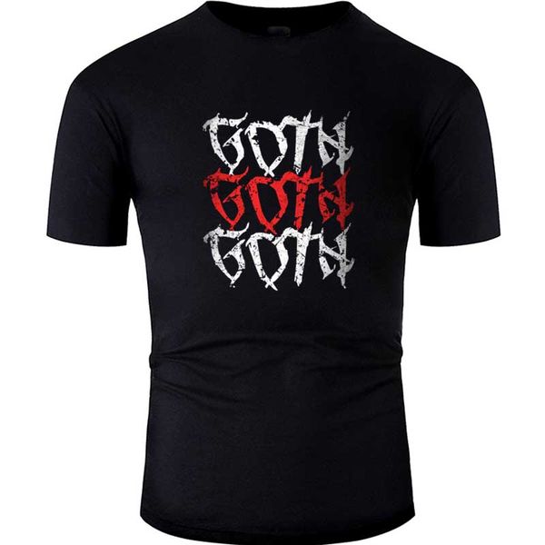 

тройной готический связанные поговорки и цитаты футболка 100% хлопок мода мужчины футболка одежда футболка мужские футболки, White;black