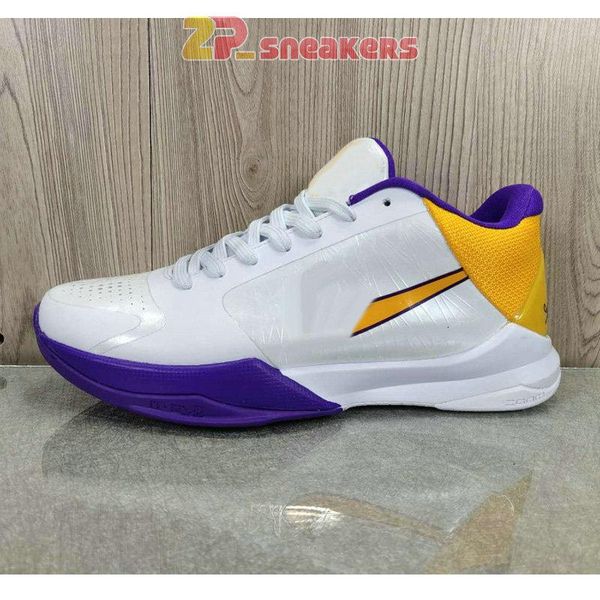 

2020 new zk5 kb5 5s bruce lee protro basketball shoes lakers purple gold 2k20 chaos mamba zoom zk 5 v mens sneakers tennis for sale, Black