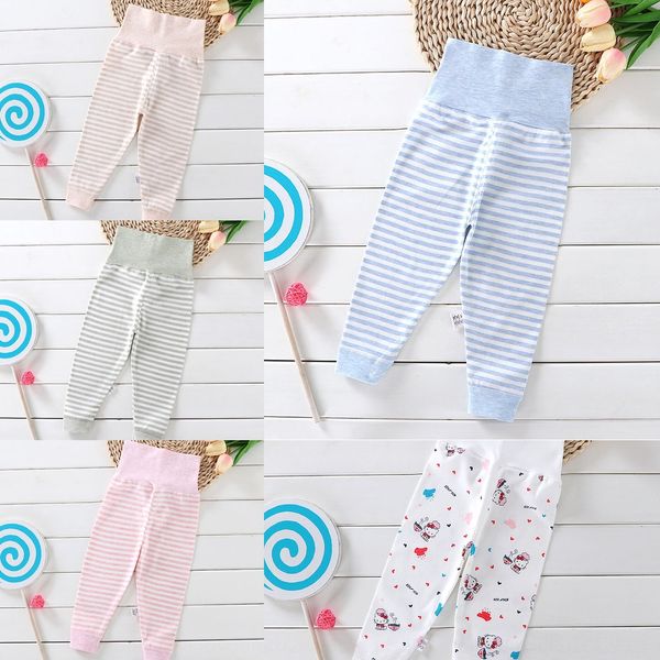 

dr1qf children's single long johns pure cotton baby tight trousers tight pants boys' and girls' leggings infant high-waisted, Blue