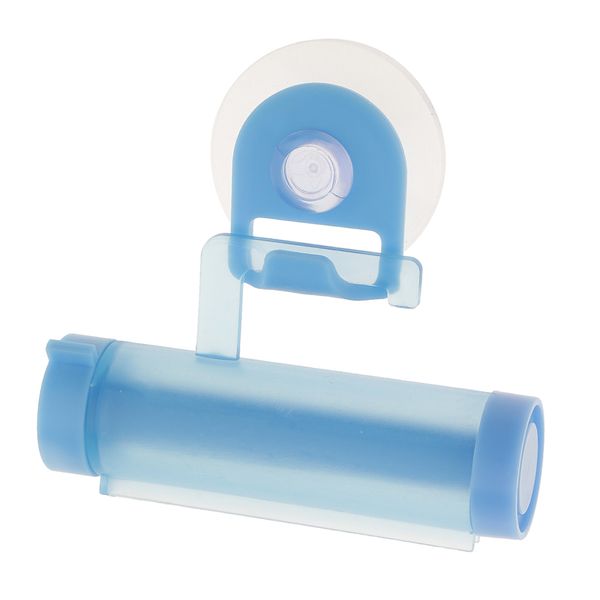 

cute rolling squeezer toothpaste dispenser tube partner sucker hanging holder bathroom colors random