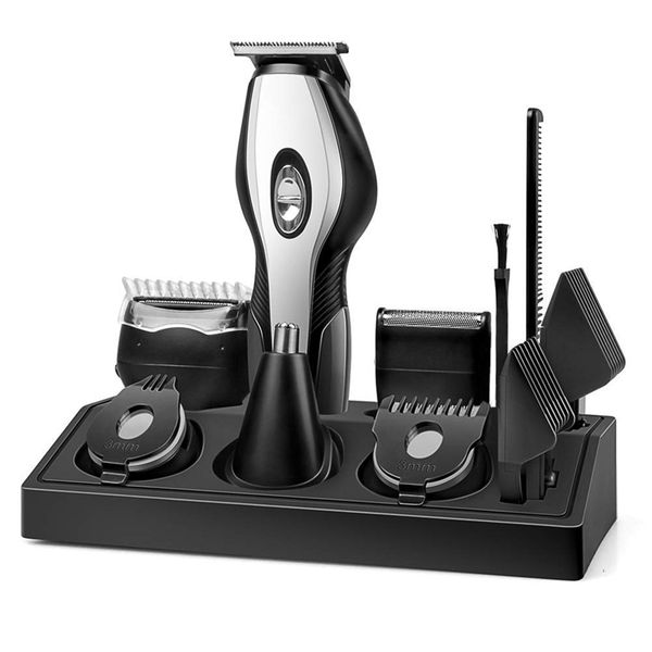 

beard trimmer men beard trimmer kit with stand waterproof 11 in 1 multifunctional grooming set with hair clipper