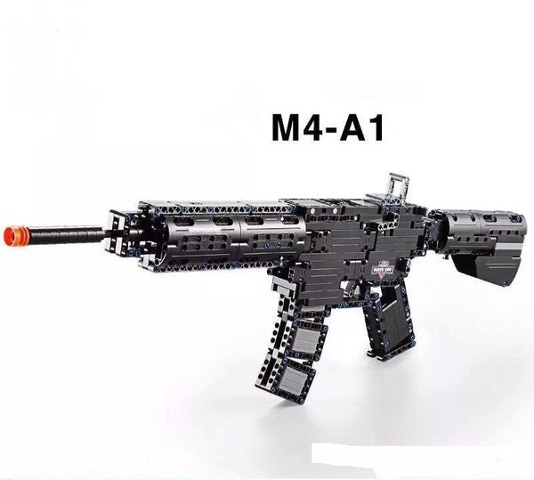 

сы малыша diy строительные блоки модель игрушки пистолет, штурмовая винтовка uz1, винтовка 98к, пистолет м23, невредный безопасности, малыш