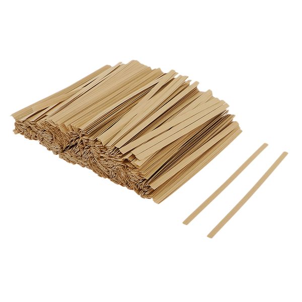 

1000 pcs paper twist ties for bag wrapping gifts party favor treat bags