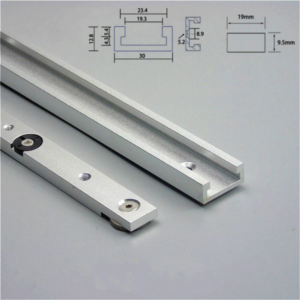 

aluminium alloy t-tracks slot miter track and miter bar slider table saw gauge rod woodworking tools workbench diy
