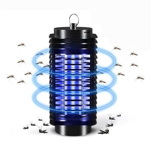 Zanzara elettrica Fly Bug Insetto Zapper Killer Controllo con lampada trappola per camera da letto Nessun rumore 110-220V