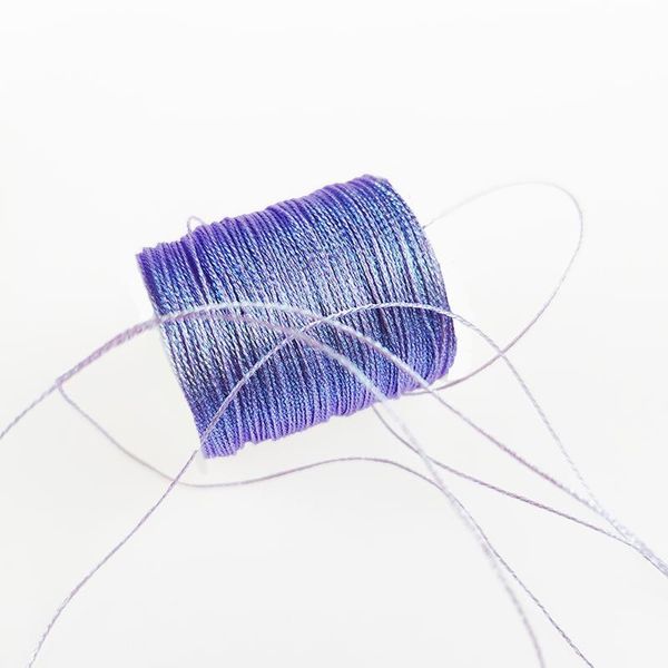 

sanbest 188 mermaid 6 plies metallic ткачество 500м резьбы ручной работы браслет струнный стежка фриволите плетение пряжи высокого качества, Black;white