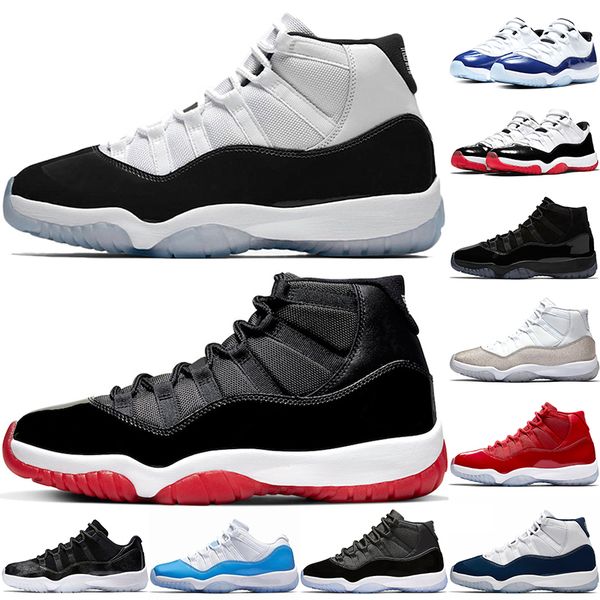 

jumpman 11 men basketball shoes 11s mens trainers blue concord white bred concord num45 mens sports sneakers size 36-47 ing, White;red