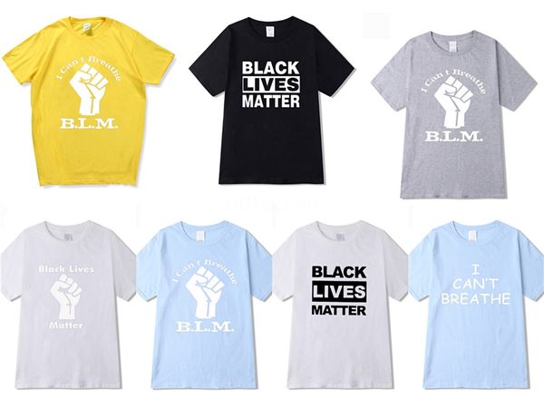 

я не могу дышать! mens конструктора tops вскользь марка футболки 2020 лета мужчины женщины пара дизайнера top тройники с коротким рукавом пу, White;black