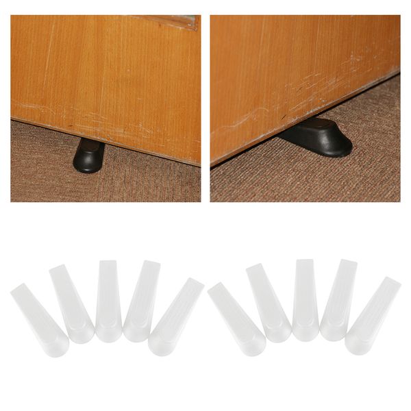 

10pcs security door sers doors block wedges inserts keep open white