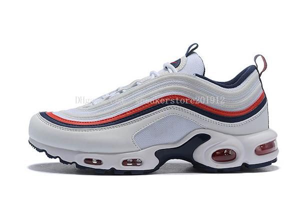 

2018 air 97s plus outdoor shoes women mens black yellow champagne gold trainers sneakers chaussure tn running sports size 36-45