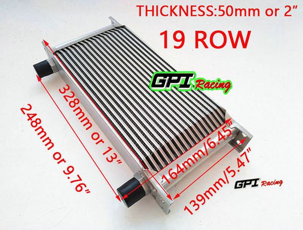 

19 row oil cooler gpi racing new style 19 row an-10an universal engine transmission oil cooler silver,blue