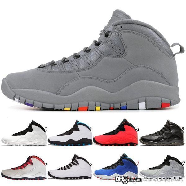 

designer mens basketball shoes 10 tinker cement 10s mens shoes cool grey i'm back chicage powder blue trainers sports sneaker size 7-12