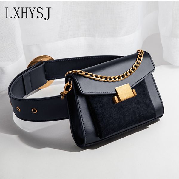 

women waist bag belt bags fashion luxury leather fanny pack new hip package pearl chain waist packs chest pack crossbody bag