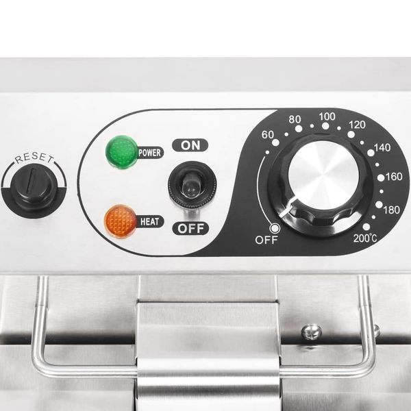 

electric fryer stainless steel 6 l 2000 w other laundry products