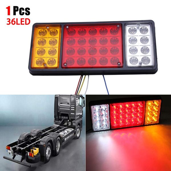 Scelet 2pcs 12V 19 LED Car Truck Trailer Tail Stop Light Reverse Turn Indicator Arrow Lamp