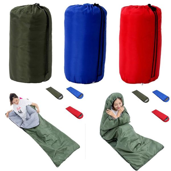 

camping sleeping bag lightweight 4 season warm cold envelope backpacking beach mat sleeping bag for outdoor traveling hiking
