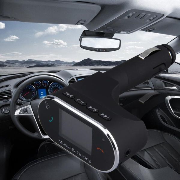 

car mp3 audio player fm transmitter wireless fm modulator car kit handslcd display usb charger