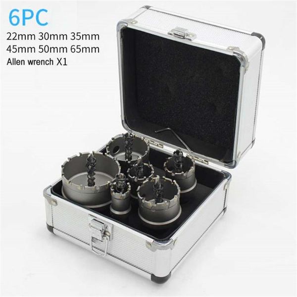 

carbide core drill bit hole saw, metalworking cutter, alloy metal drilling tip, drill bit set silver
