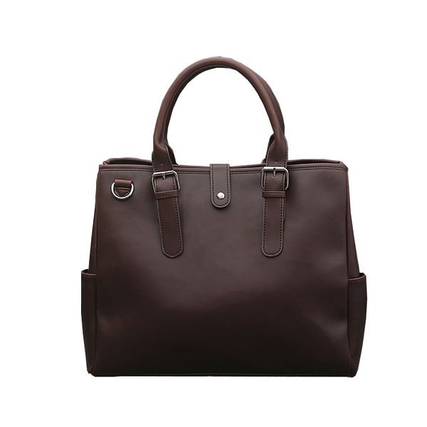 

classic large capacity shoulder lapbag male business briefcase pu leather vintage men's messenger bag solid handbag