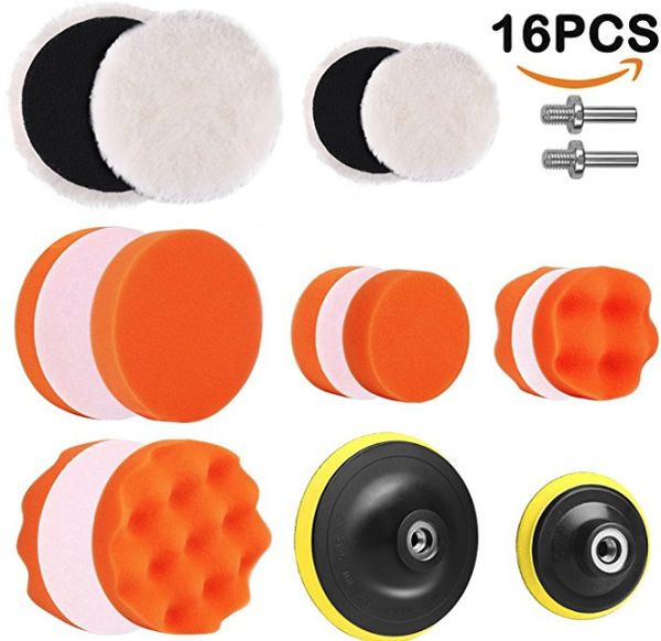 

manufacturers supply 34-inch 16 pieces car wax sponge polishing disk