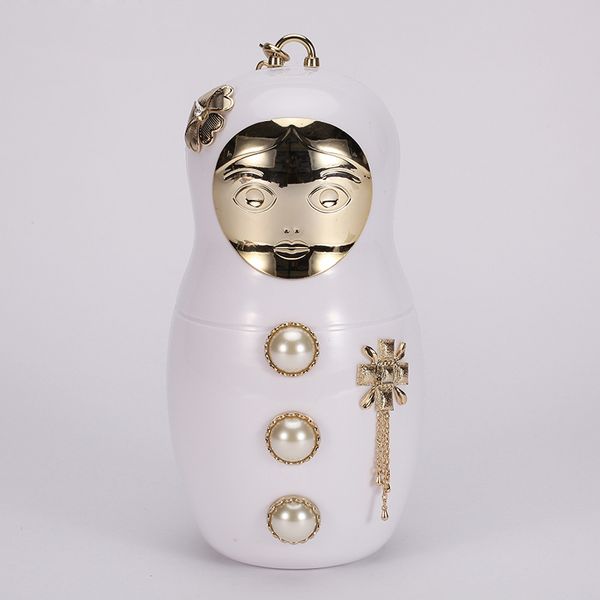 

russian doll dinner handbag evening bag fat baby women bag ladies pearl