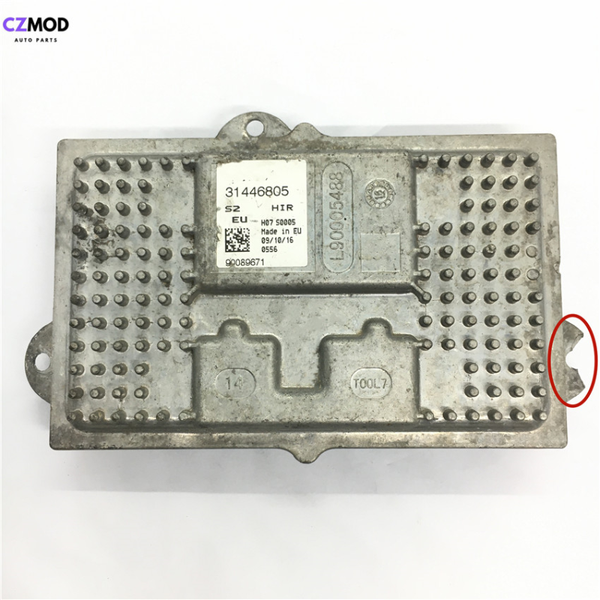 

czmod original 31446805 h07 s0005 eu headlight led driver control module computer 90089671 l90112254 hir used car accessories