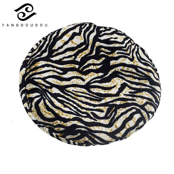 

yangdoudou leopard print beret hat vintage women painter hats autumn winter fashion elegant women hats casual, Blue;gray