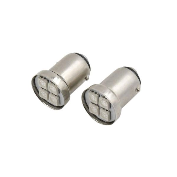 

uxcell 2pcs 1157 bay15d red 4--smd led car tail brake backup reverse light bulb