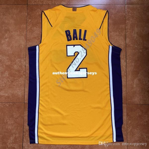 

new mens #2 lonzo ball basketball jersey us size xs-6xl stitched vest jerseys ncaa, Black;blue