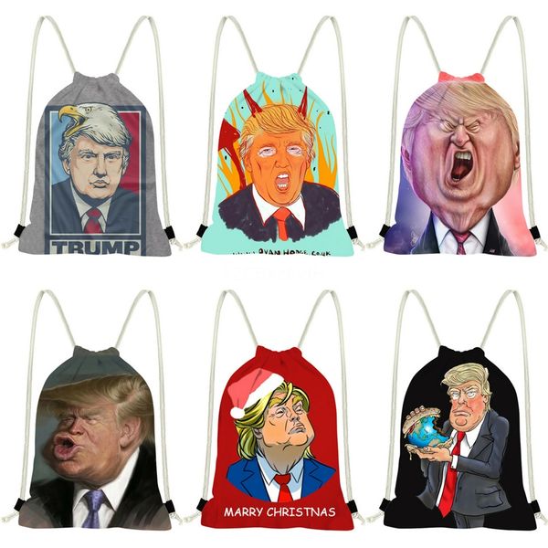 

trump-big tote bag for fabric striped pattern casual handle bag 2020 leisure big capcity summer beach open handbag #114, Black;red