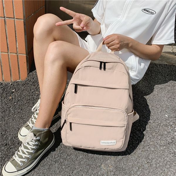 

large backpack for women school bags teenage girls college student bagpack oxford lightweight high school back pack female 2020
