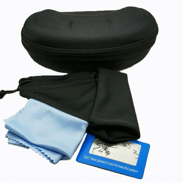 

zipper sun eva anti-pressure sun sunglasses case myopia glasses case, Blue
