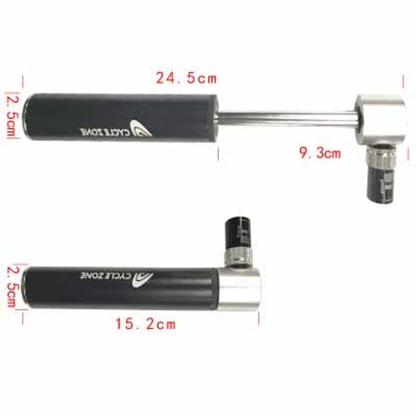 

bicycle pump mini portable aluminum alloy high pressure bike air pumps mountain cycling tire inflator universal inflatable tube